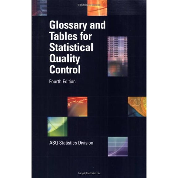 Pre-Owned Glossary and Tables for Statistical Quality Control (Paperback) 9780873896313