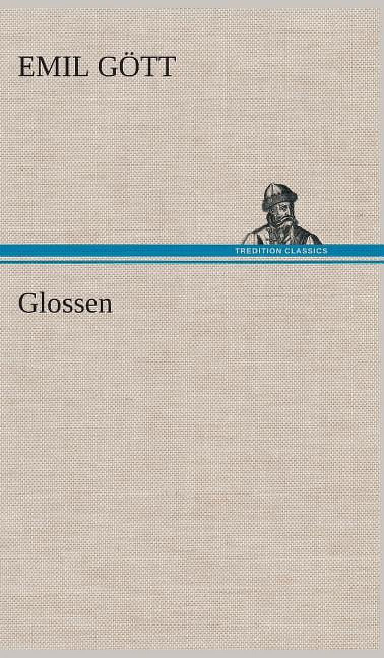 Glossen (Hardcover) - Walmart.com