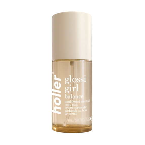 HOLLER Glossi Girl Balance Sandalwood Scented Body Mist, 5.74 fl oz