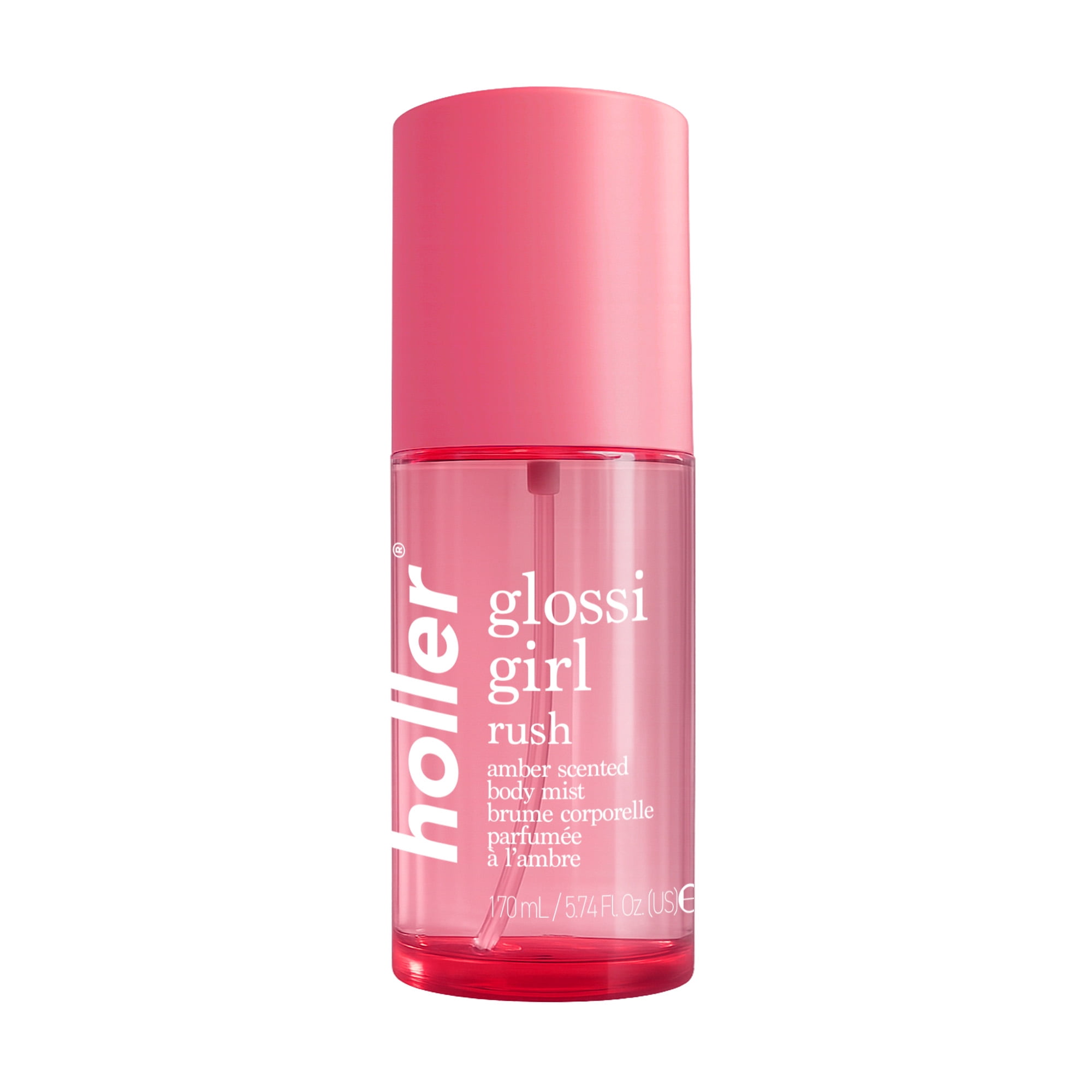 HOLLER Glossi Girl Rush Amber Scented Body Mist, 5.74 fl oz