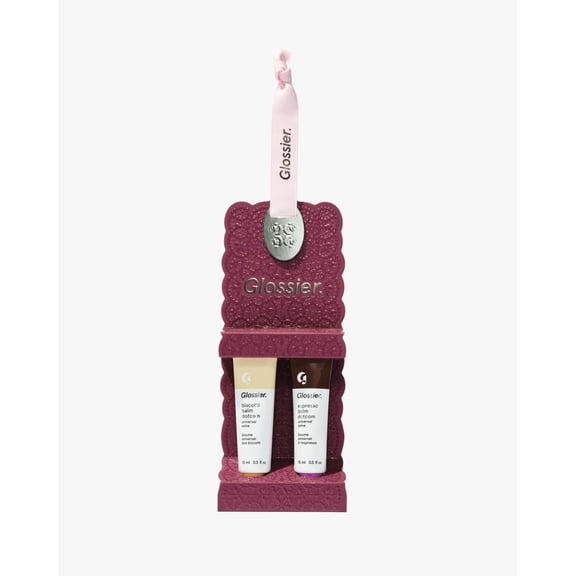 Glossier Balm Dot Calm Duo Espresso & Biscotti Set