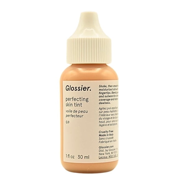 Glossier Perfecting Skin Tint for Dewy Sheer Coverage G9 Medium Warm 1 fl oz