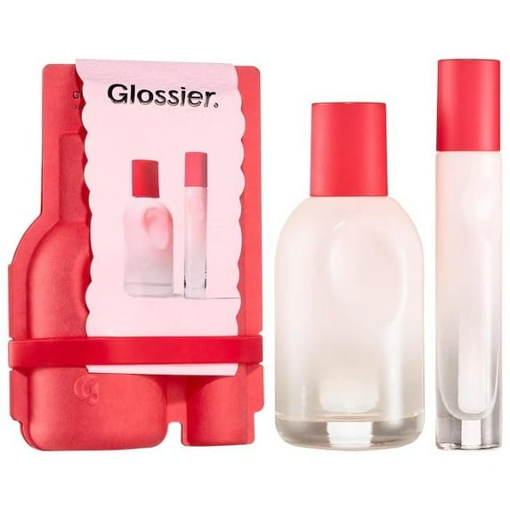 Glossier You Limited Edition Eau de Parfum Holiday Gift Set - Full Size Spray 1.7oz / 50ml and Travel Size Rollerball 0.27oz / 8ml