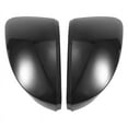 thumbnail image 1 of Glossy Black Car Rearview Mirror Covers Side Wing Mirror Caps for Mk3 A7 5E 2014-2019 for,1 Pair x Rearview Mirror Covers (Left & Right),Bright black, 1 of 8
