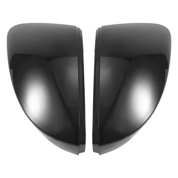 Glossy Black Car Rearview Mirror Covers Side Wing Mirror Caps for Mk3 A7 5E 2014-2019 for,1 Pair x Rearview Mirror Covers (Left & Right),Bright black