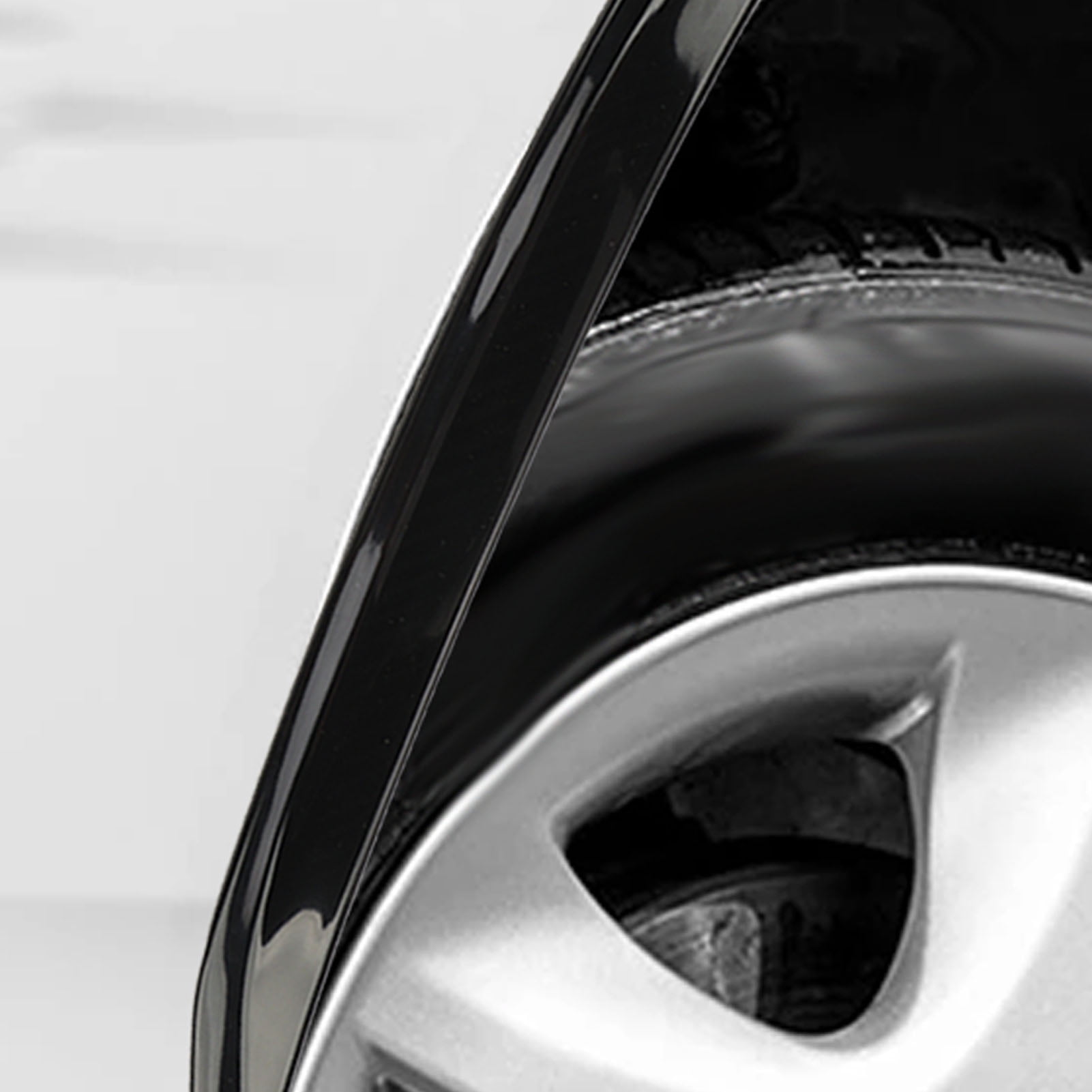 Glossy Black Car Wheel Arch Trim, Universal Fit For Most Cars, Enhance