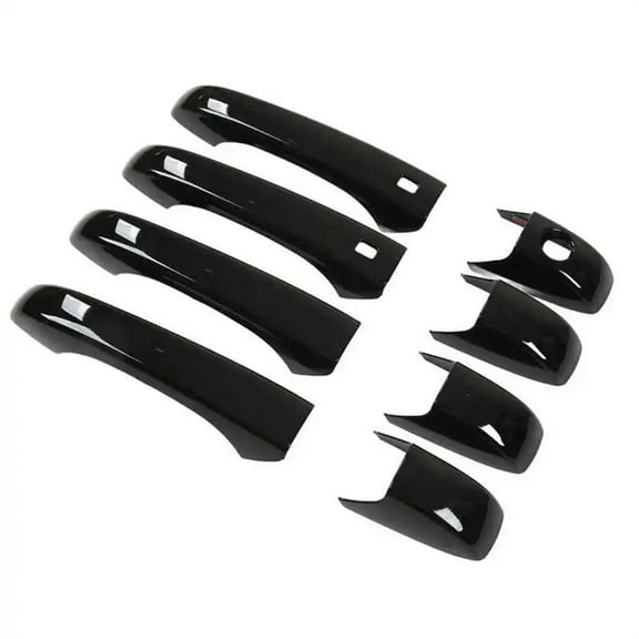 Glossy Black Door Handle Cover For Jeep Grand Cherokee Dodge Durango 2011-2020