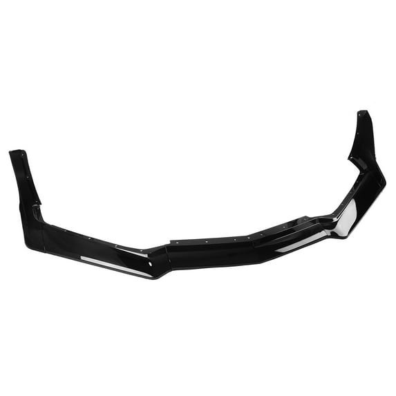 Glossy Black Front Bumper Spoiler Lip Splitter For Chevy Corvette C8 2020-2024