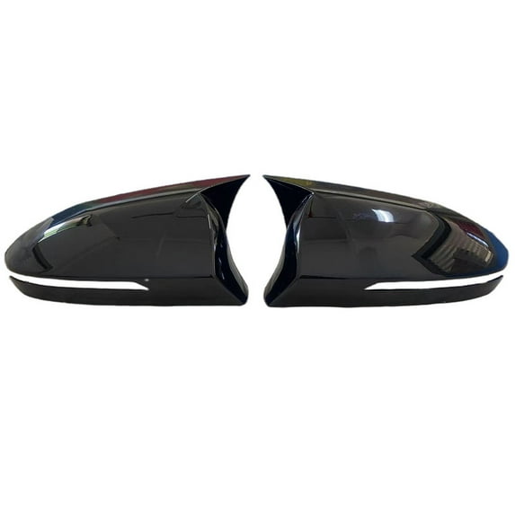 Glossy Black-OX Horn Side Wing Mirror Cover Caps for Hyundai Tucson NX4 2021-2023 Rearview Mirror Cover Shell Trim Add on Car Accessories