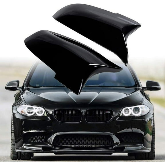 Glossy Black Side Door Mirror Covers Caps For BMW F01 F02 GT F07 F06 F12 F13 F10 F11 F18 520i 528i 535i 5 6 7 Series OEM Style