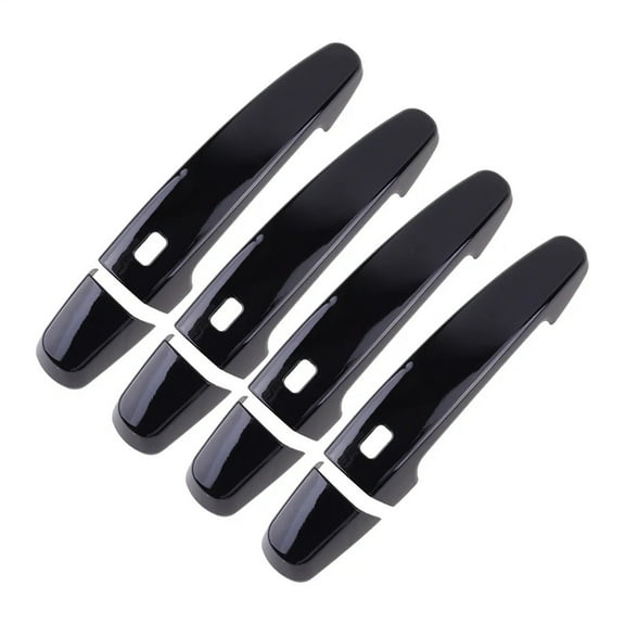Glossy Black Smart Side Door Handle Covers Trim For Chevrolet Traverse 18-23 SUV