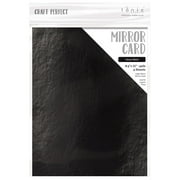 Glossy Black - Tonic Studios Mirror Glossy Cardstock 8.5"X11" 5/Pkg