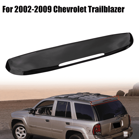 Glossy Black Upper Tailgate Reveal Molding Trim For Chevy Trailblazer 2002-2009