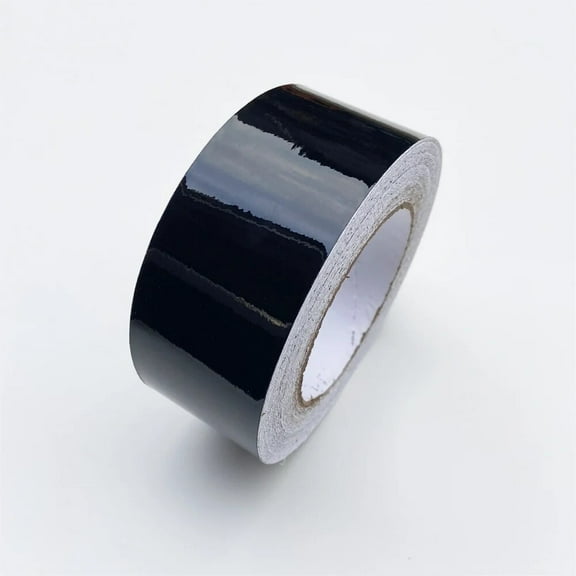 Glossy Black Vinyl Wrap Strip Tape Car Wrap Foil For Window Trim Door Protection Film 3/5/7/10 CM Glossy Black Strip 10X500 CM