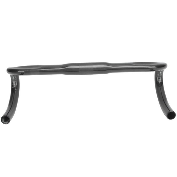 Glossy Carbon Fiber Road Bike Handlebars, 420mm, 31.8mm Bent Design, High-Performance Cycling Upgrade Bienvenido