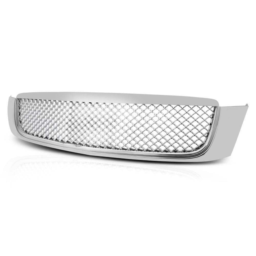 Glossy Chrome ABS 3D Wave Mesh Bumper Grille/Grill for 0005 Cadillac