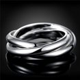 thumbnail image 1 of Glossy Copper Ring: Unisex European and American Style Geometric Retro Design Statement Ring for Fashion Enthusiasts, 1 of 6