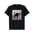thumbnail image 1 of [Glossy Finish] Funny Cursed Cat Meme T-Shirt - Angry as Fuch Design, Black, 1 of 2