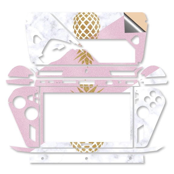 Glossy Glitter Gaming Skin Compatible With Asus ROG Xbox Ally X (2025) - Pretty Pineapple - Premium 3M Vinyl Protective Wrap Decal Cover - Easy To Apply | Crafted in the USA by