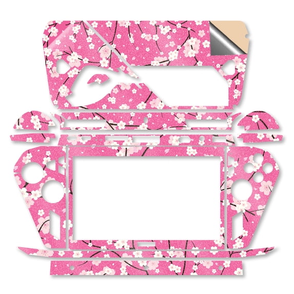 Glossy Glitter Gaming Skin Compatible With Asus ROG Xbox Ally X (2025) - Sakura Pink - Premium 3M Vinyl Protective Wrap Decal Cover - Easy To Apply | Crafted in the USA by MightySkins