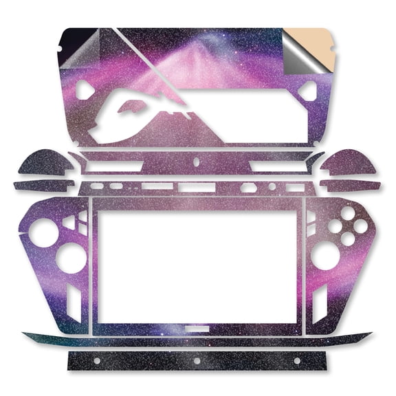 Glossy Glitter Gaming Skin Compatible With Asus ROG Xbox Ally X (2025) - Spaced Out - Premium 3M Vinyl Protective Wrap Decal Cover - Easy To Apply | Crafted in the USA by MightySkins