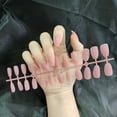 thumbnail image 1 of 24 Piece Glossy False Nail Set With Finish For Elegant Manicure 24PCS, 1 of 2