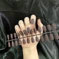 thumbnail image 1 of Glossy Nails 24 Manicure Set Durable On Nails Easy Application Salon Quality Designs 24PCS, 1 of 1