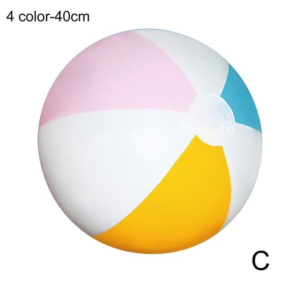 Glossy Panel Inflatable Beach Ball Large Summer Holiday Swimming Party s A9I9