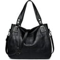 thumbnail image 1 of Glossy Patent Leather Handbag for Women Shiny Top Handle Tote Bag Evening Shoulder Bag Wedding Satchel Party Purse, 1 of 6