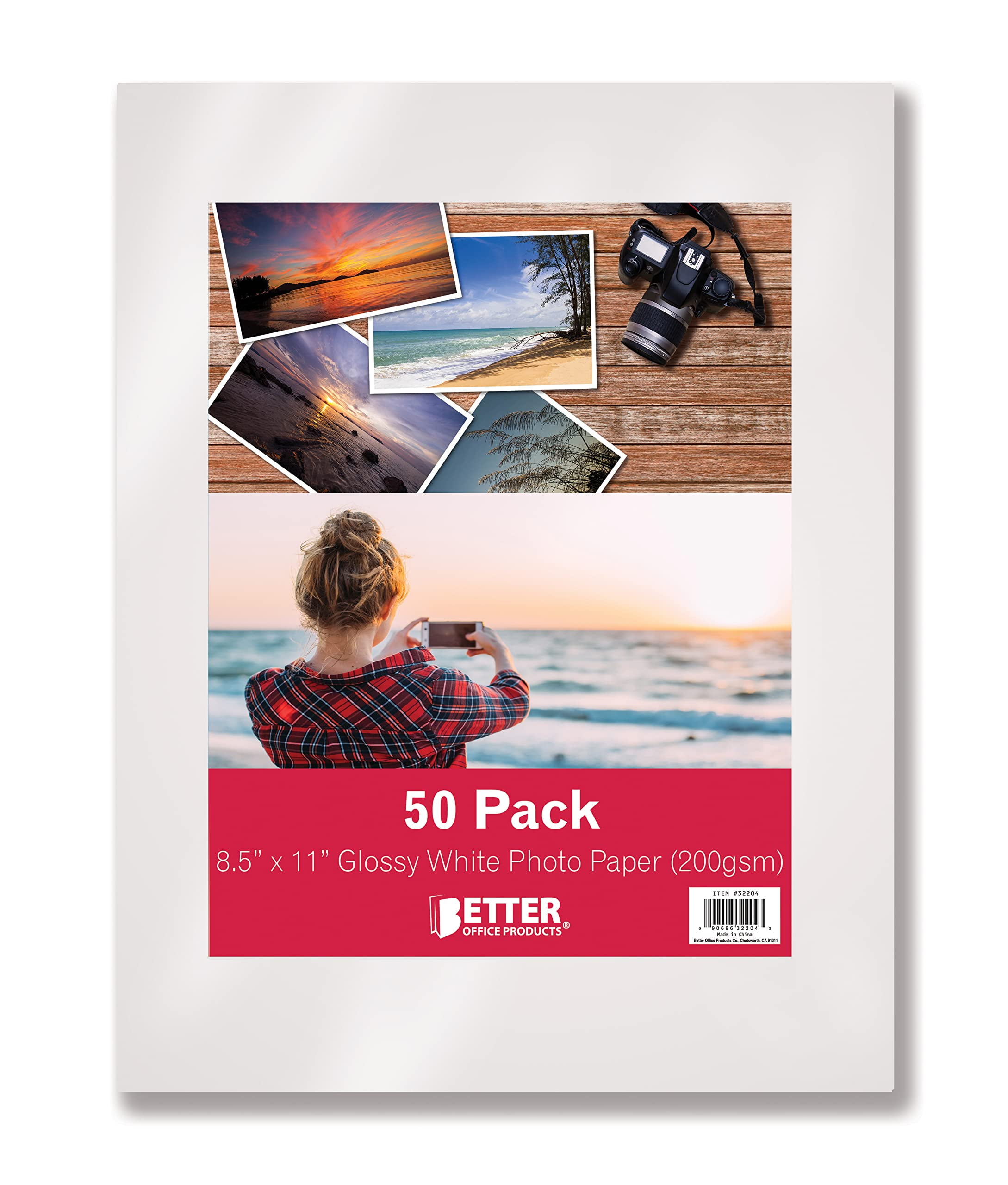 Satin Professional Plus Photo Paper, 8.5x11, 120/pack, 8 packs/case