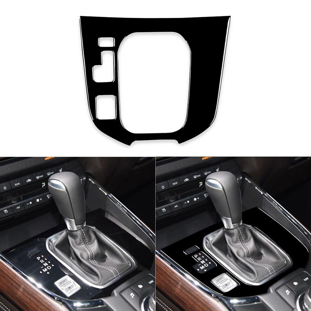 Glossy Piano Black Console Gear Shift Panel Cover Trim For Mazda Cx-9 ...