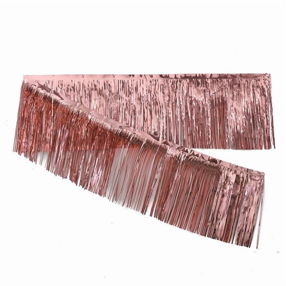 Glossy Rain-Print Curtain Bunting for Kids Birthday Party Backdrop