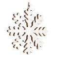 thumbnail image 1 of Glossy Snowflake Ornament, 1 of 1