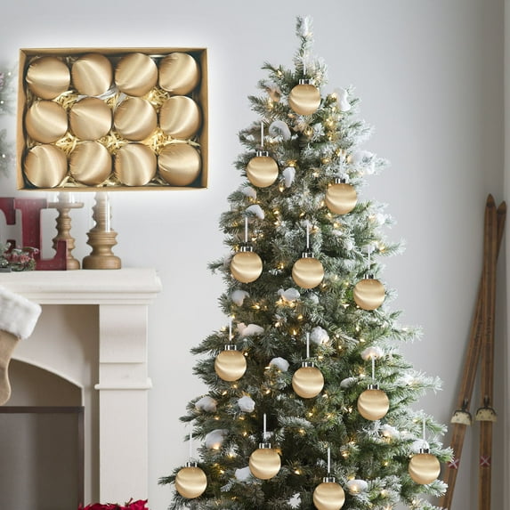 Glossy Velvet Christmas Balls Hanging Ornaments For Holiday Tree Decoration With Satin Finish And Multi-Purpose Display