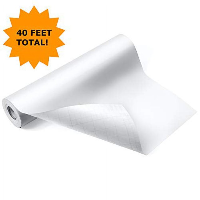 Glossy White Adhesive Vinyl Roll HUGE Glossy Adhesive Permanent White