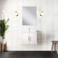 thumbnail image 1 of Glossy White Bath Vanity 24" Width X 22" Depth, Cultured Marble Top & Faucet - Stain-, Soft Close, Generous Storage Space 24 In. W 22 D With And To Scratches Stains, Spacious, 1 of 3