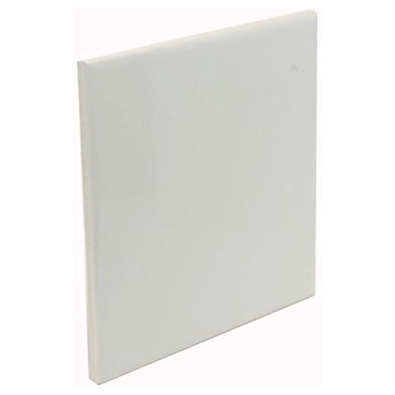 Glossy White Ceramic 6" x 6" Tile Glazed