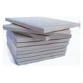 Glossy White Glazed Ceramic 6" x 6" x 1/4" Tiles Pack of 10 Plus Full