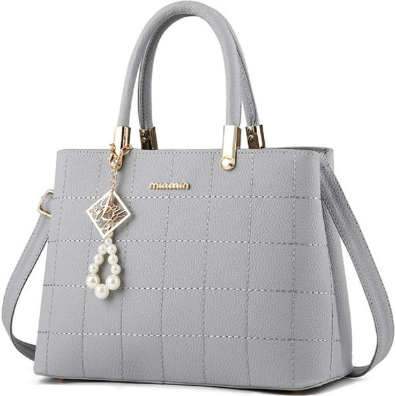 Glossy Women Handbag Faux Patent Leather Top-Handle Bag Structured Shoulder Bag Tote Evening Purse Party Satchel