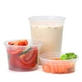 Glotoch 48 Pack (Mixed) 8 oz, 16 oz. and 32 oz. Plastic Food and Drink