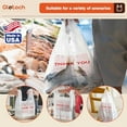 thumbnail image 1 of Glotoch (5K) 5000 Count Plastic Thank You Bags for Small Business, 12 x 6.5 x 21" White Grocery Bags with Handles for Restaurant, Retail, Grocery, Takeout, Stores, T-shirt Shopping Bag in Bulk, 1 of 6