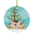 thumbnail image 1 of Gloucester Old Spot Pig Christmas Ceramic Ornament, 1 of 3
