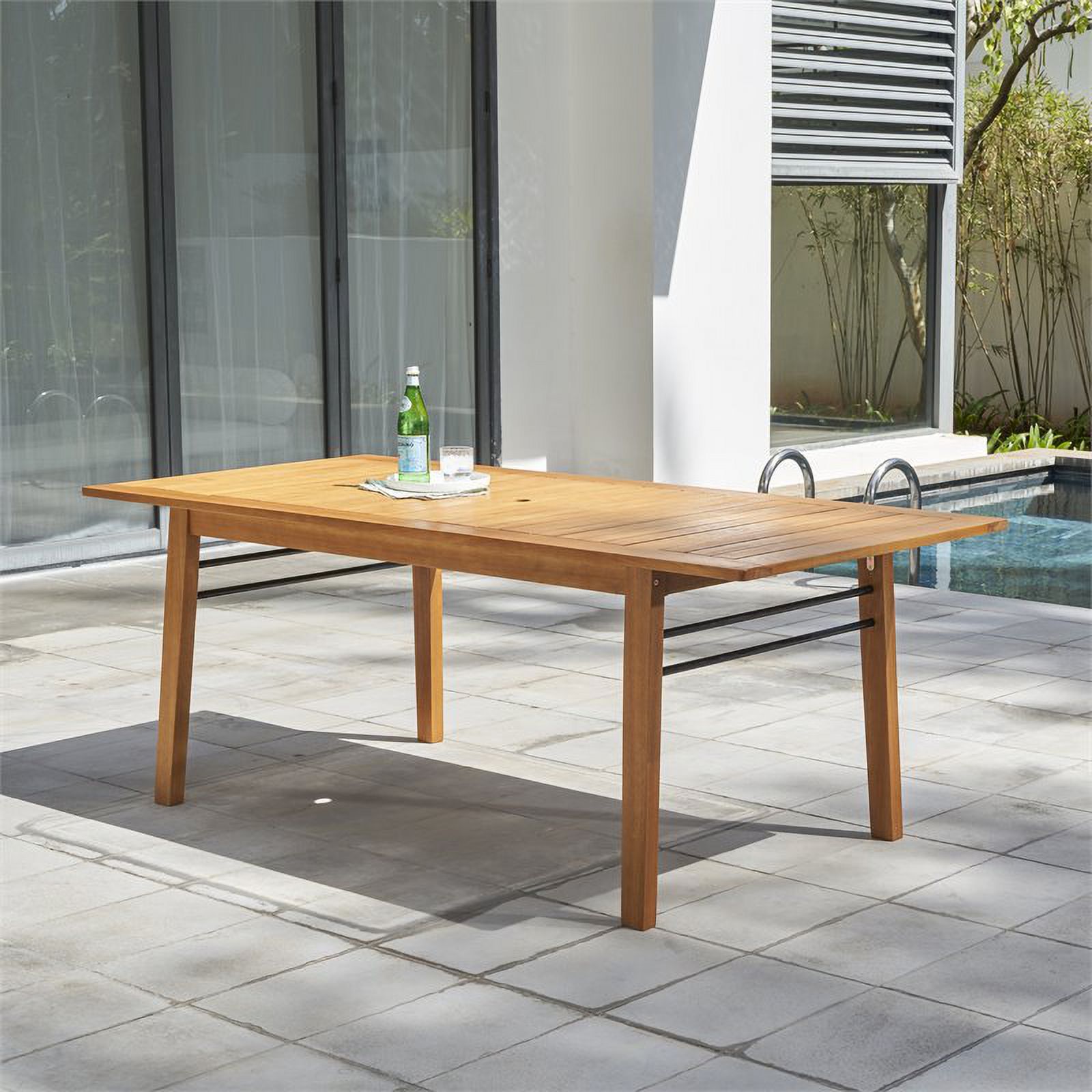 Gloucester Outdoor Patio Wood Dining Table - image 1 of 4