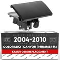 thumbnail image 1 of Glove Box Latch Handle Replacement - Compatible with 2004-2012 Chevrolet Colorado; 04-12 GMC Canyon; 06-10 Hummer H3, 09-10 Hummer H3T - Black (Ebony), Plastic - OEM 89042044, 10391626, 1 of 5
