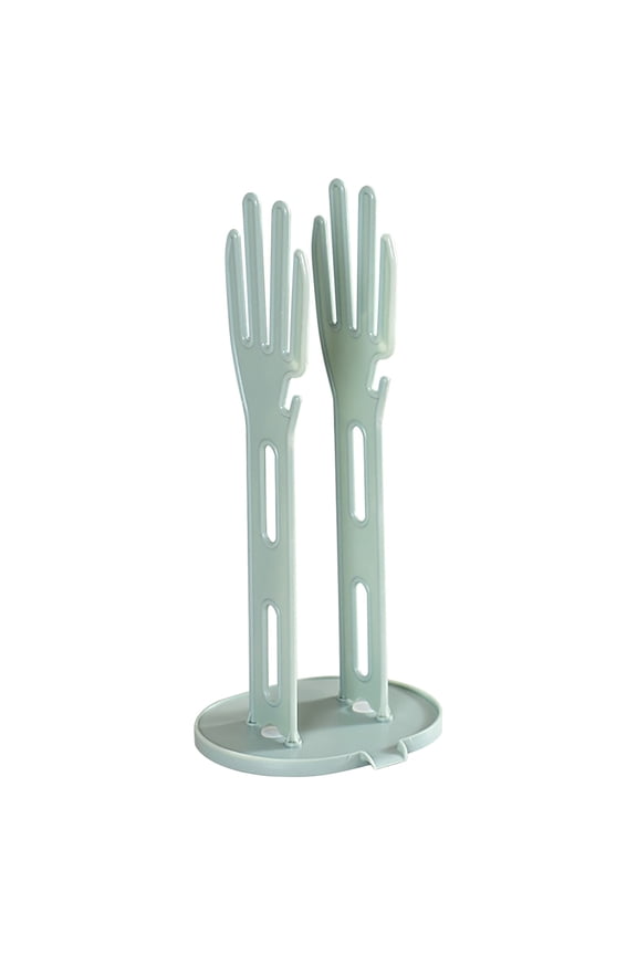 Glove Drying Rack - Removable Suction Cup Glove Storage Rack for Kitchen Draining & Drying, Space-Saving Glove Holder for Tiles & Glass Surfaces