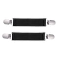 thumbnail image 1 of Glove Holder Clip,Cinch Clip,Winter Mitten Holders,Dress Clips,Sweater Clips,Elastic Mitten Clips,Glove Clip,Easy To Use,Clothing Clips,Hat Clips For Travel,Elastic Hat Coat Clips,Black,1PC,3.93"x1", 1 of 4