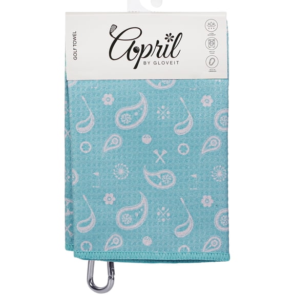 Glove It Golf April Aqua Towel New