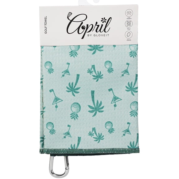Glove It Golf April Green Towel New