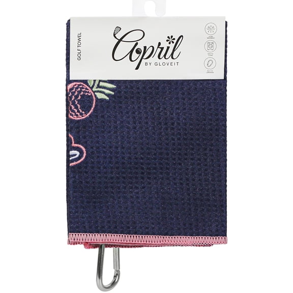 Glove It Golf April Navy Towel New