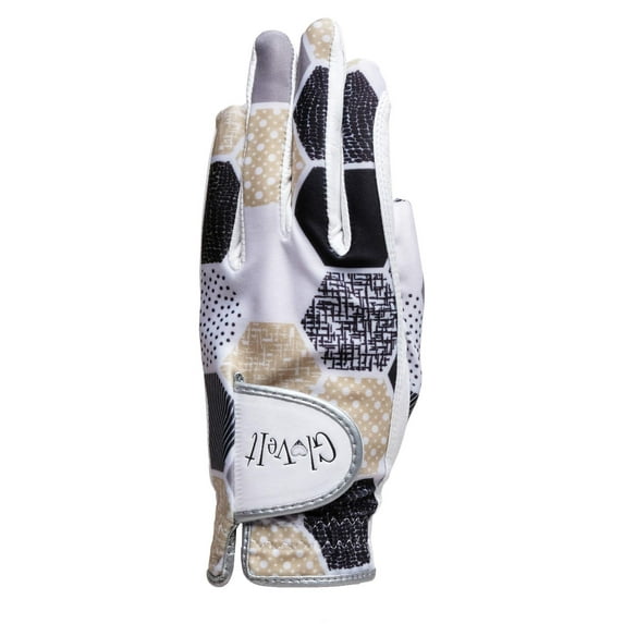 Glove It Ladies Golf Glove - Lightweight and Soft Cabretta Leather Golf Glove for Womens, HEXY, Large, Left